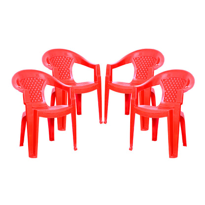 Burfy Plastic Chair Set of 4