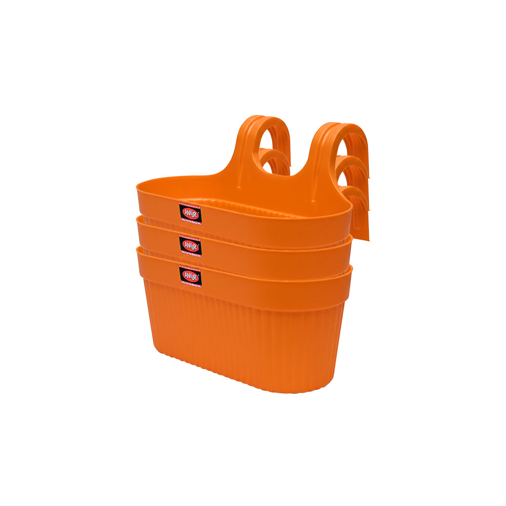 Vessel Dual-Hook Wall Hanging Planter (Set of 3)