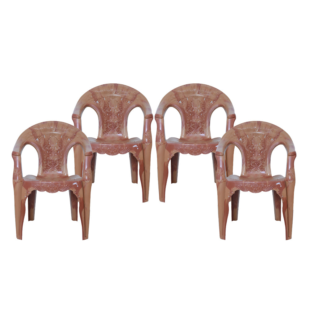 Crown Plastic Chair Set of 4