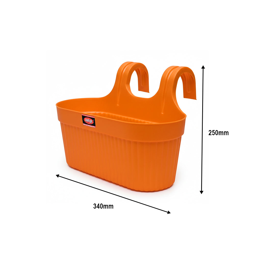 Vessel Dual-Hook Wall Hanging Planter (Set of 3)