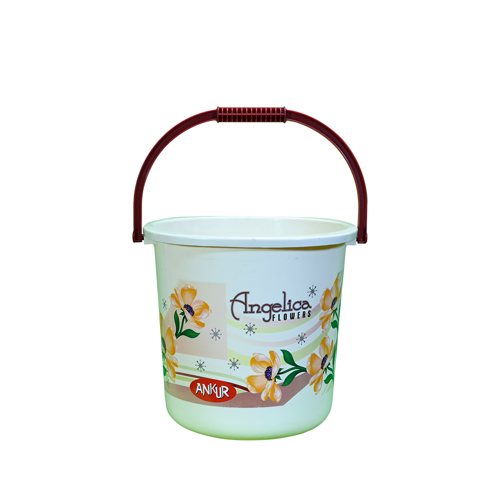 Decorated Square Bucket