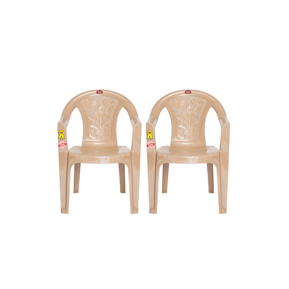 New Flora Plastic Chair Set of 2 - Outdoor Chair