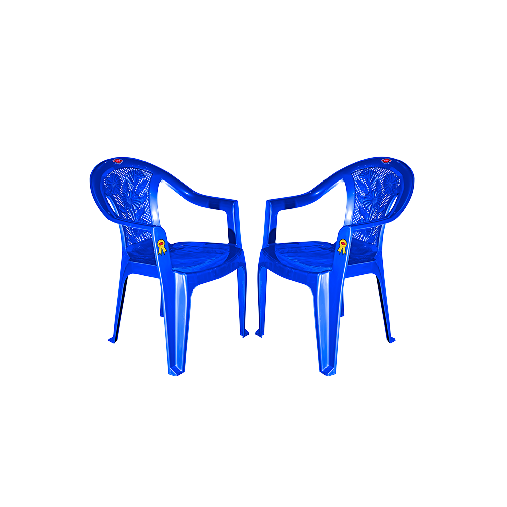 New Flora Plastic Chair Set of 2 - Outdoor Chair