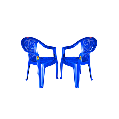 New Flora Plastic Chair Set of 2 - Outdoor Chair