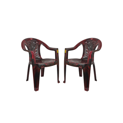 New Flora Plastic Chair Set of 2 - Outdoor Chair