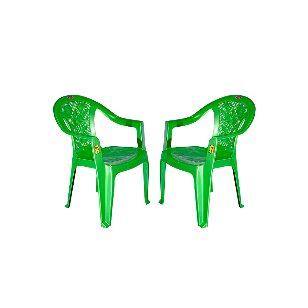 New Flora Plastic Chair Set of 2 - Outdoor Chair