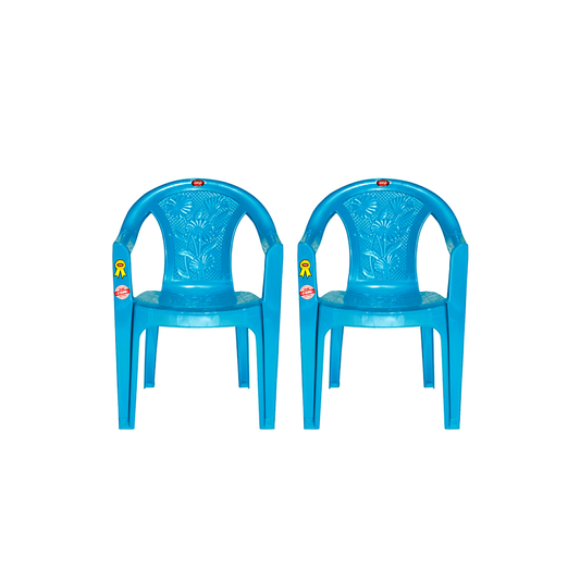 New Flora Plastic Chair Set of 2 - Outdoor Chair