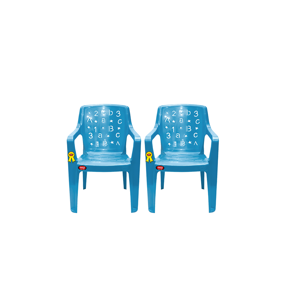 Fun Kid Chair Set of 2 – Alphabet Edition