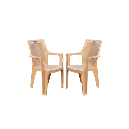 Wicker Plastic Chair Set of 2