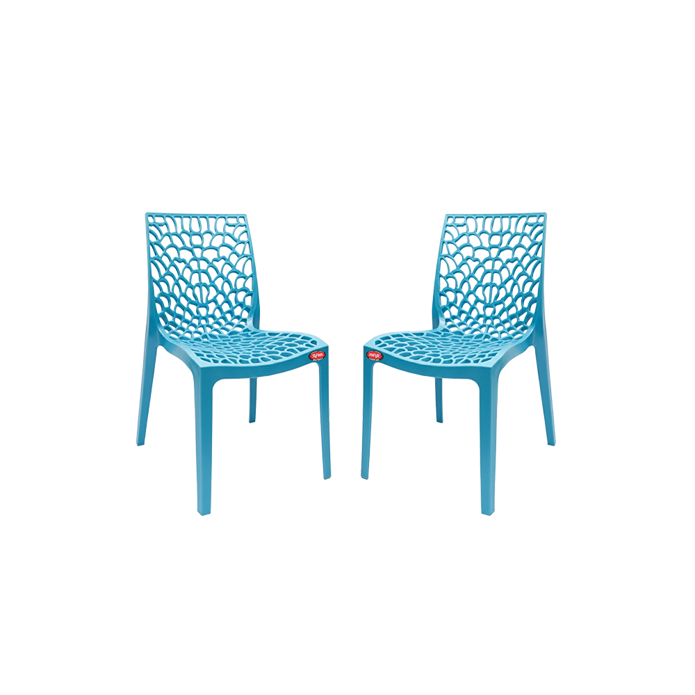 Spiro Modern Plastic Chair Set of 2