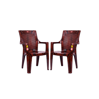 Wicker Plastic Chair Set of 2