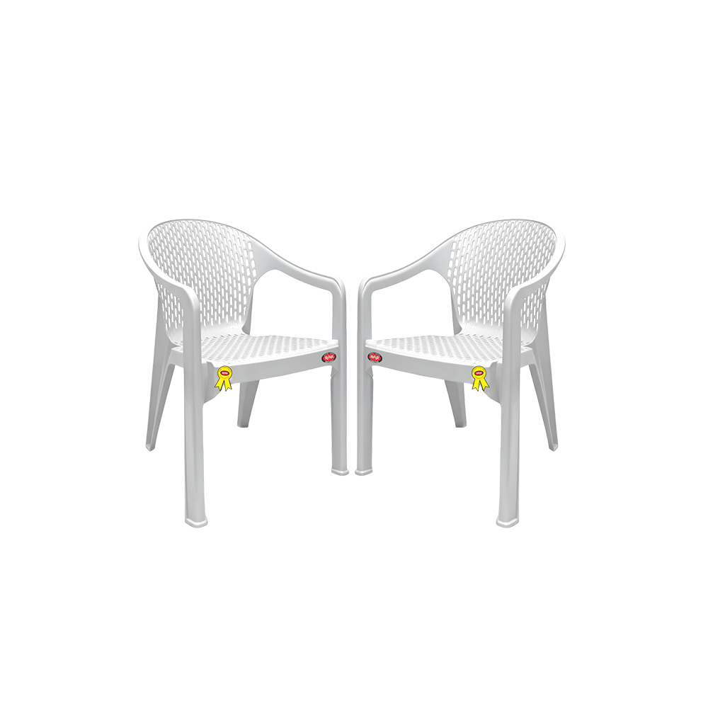 New Diamond Plastic Chair Set of 2