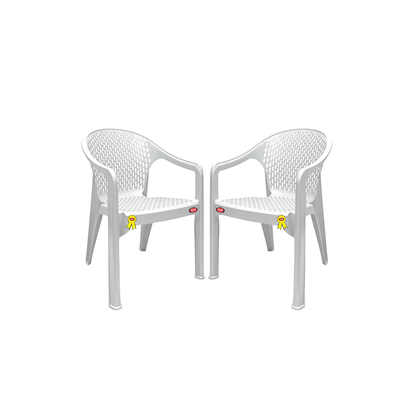 New Diamond Plastic Chair Set of 2