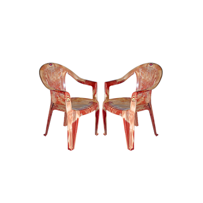 New Flora Plastic Chair Set of 2 - Outdoor Chair