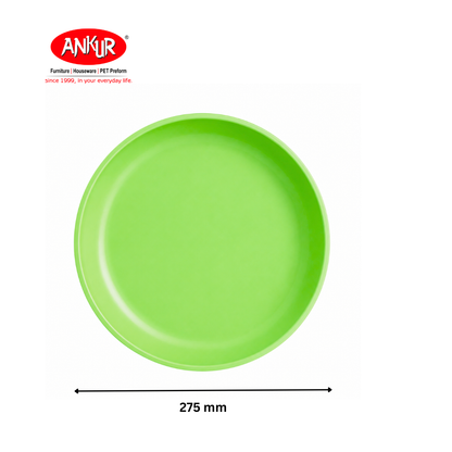 Ankur Zesty Microsafe Round Plates (Pack of 6)