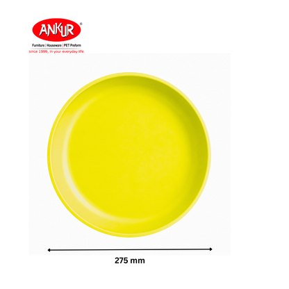 Ankur Zesty Microsafe Round Plates (Pack of 6)