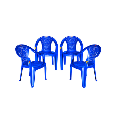 New Flora Plastic Chair Set of 4 - Outdoor Chair