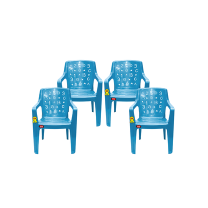 Fun Kid Chair Set of 4 – Alphabet Edition