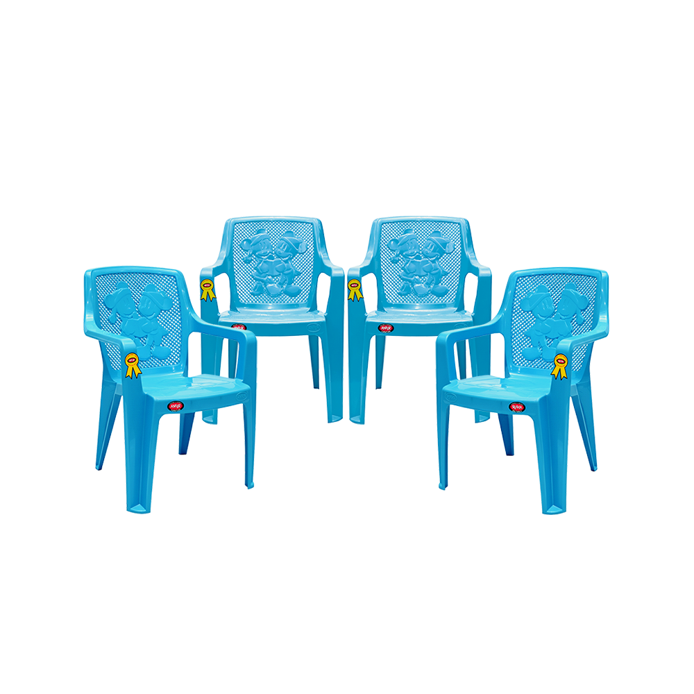 Kido Baby Chair Set of 4 – Cartoon Edition