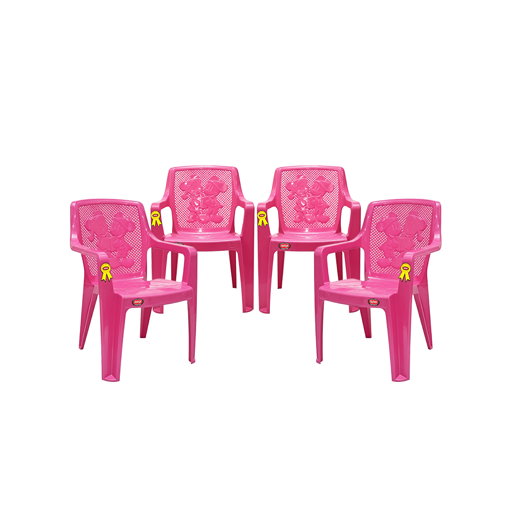 Kido Baby Chair Set of 4 – Cartoon Edition