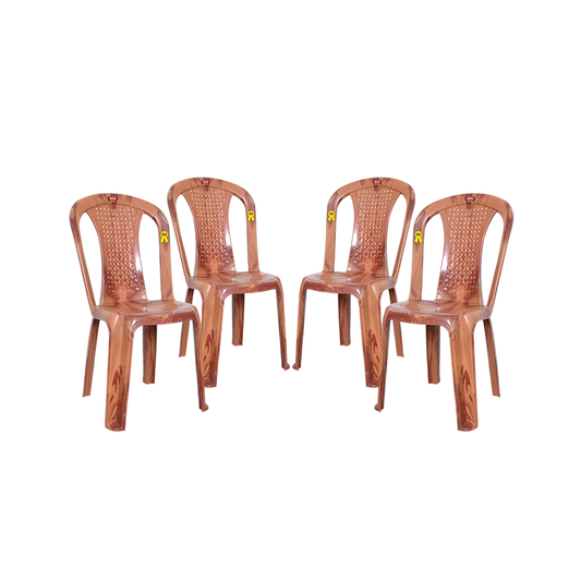 Topaz Plastic Chair Set of 4 - Compact Chair