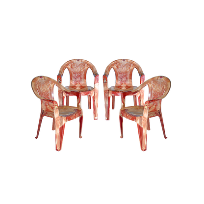 New Flora Plastic Chair Set of 4 - Outdoor Chair