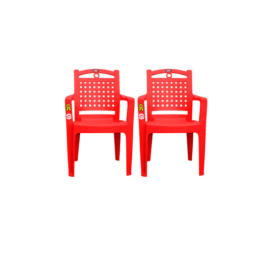 Comfy Plastic Chair Set of 2 - Ergonomic Chair