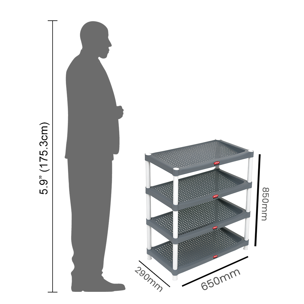 Step Plastic Shoe Rack