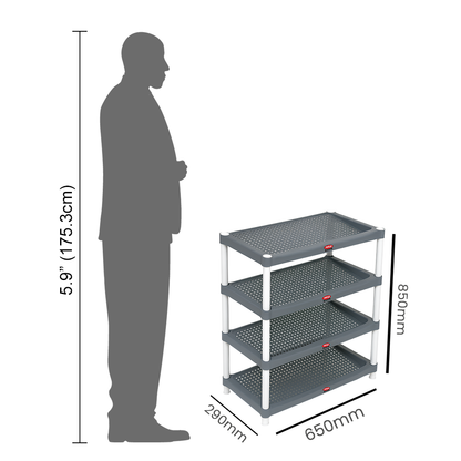 Step Plastic Shoe Rack
