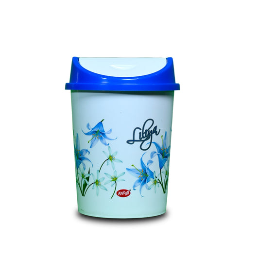 So Cute Printed Waste Bin – Plastic Dustbin (3L/6L, Set of 3)