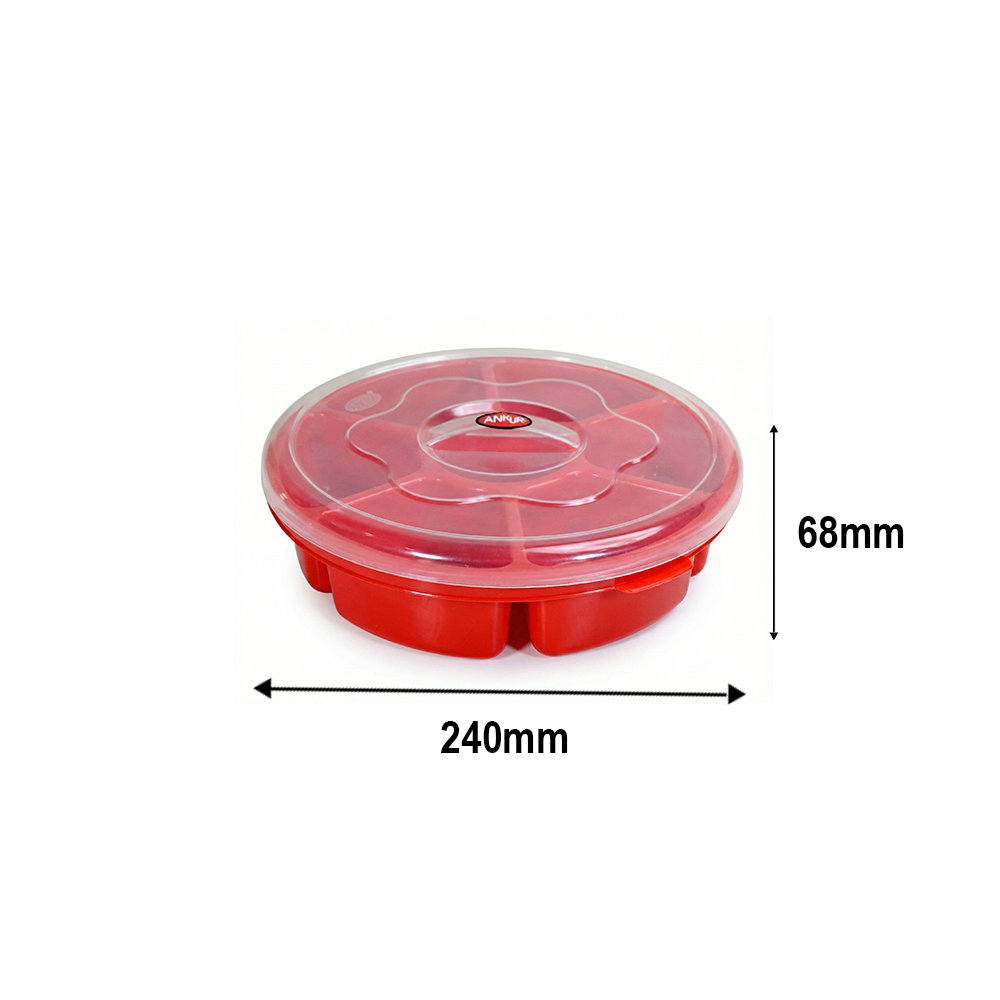 Ankurware Kitchen Masala Box - Compact Spice Container
