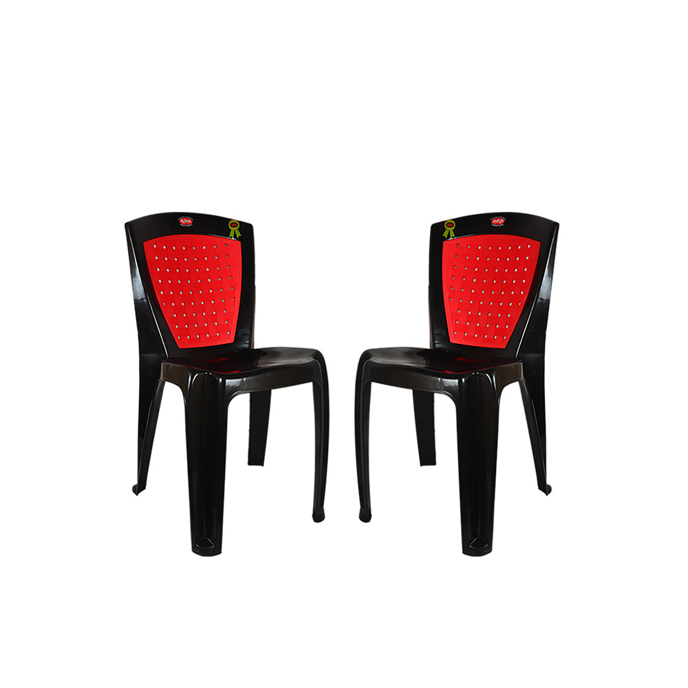 Unique Plastic Chair Set of 2 - Modern Chair